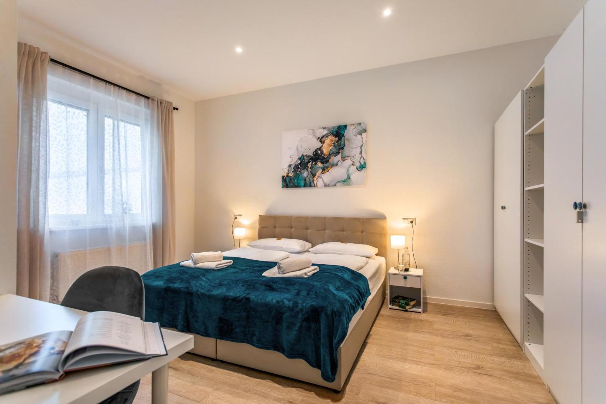 Rosenberg-Suites - Zentral, Stellplatz, Grosse Terasse, Business & Privat 海尔布隆 外观 照片