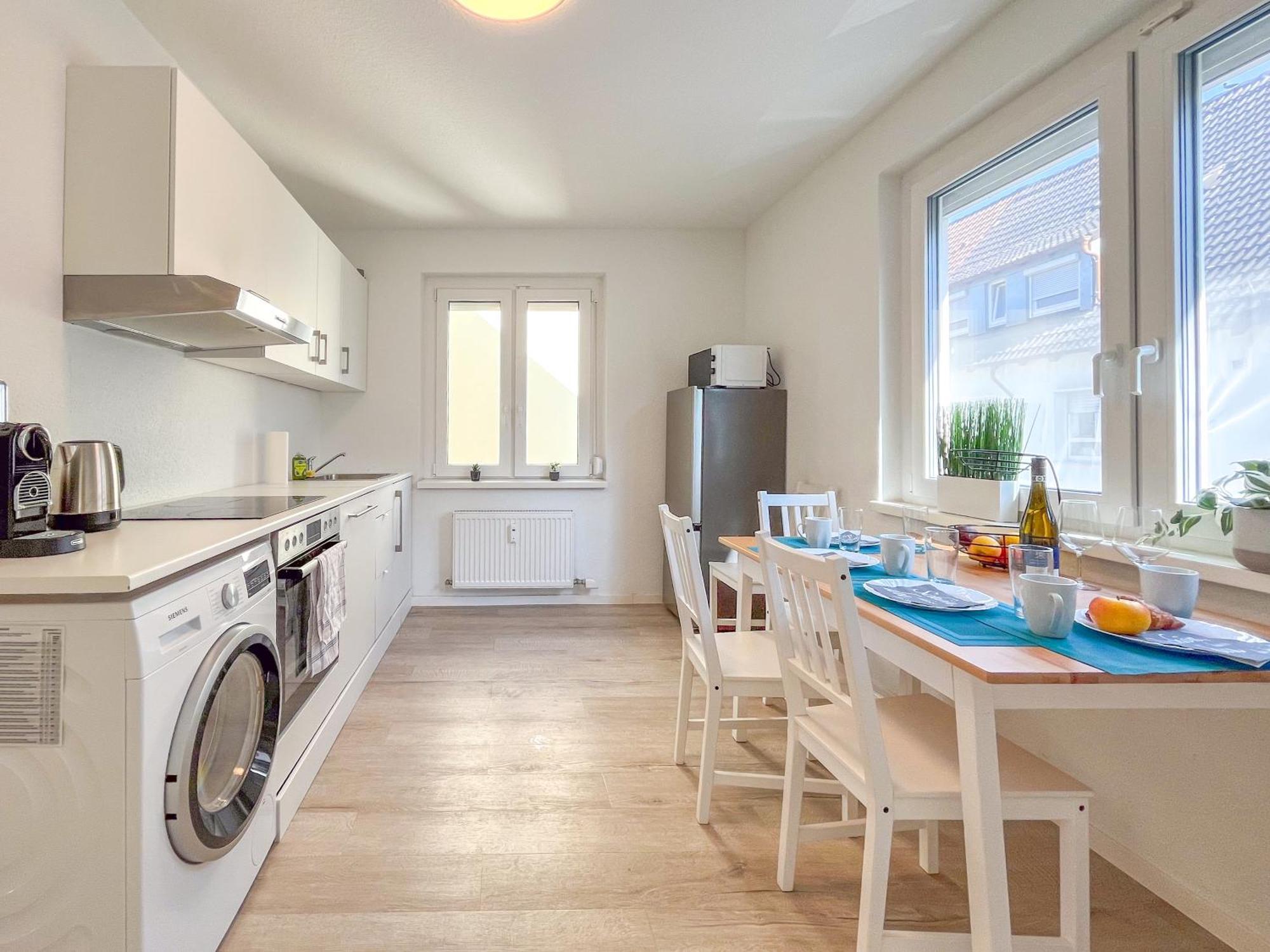 Rosenberg-Suites - Zentral, Stellplatz, Grosse Terasse, Business & Privat 海尔布隆 外观 照片